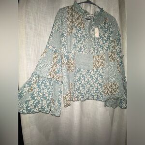 Floral Patchwork Blouse